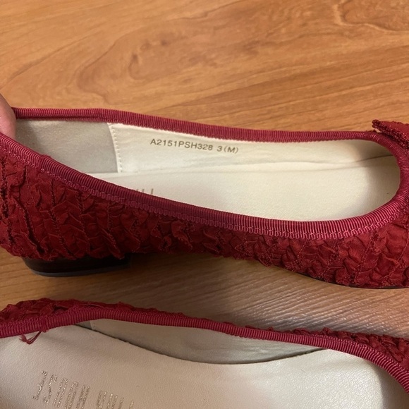 PINK HOUSE japan brand beautiful red ribbon flats - Picture 6 of 12